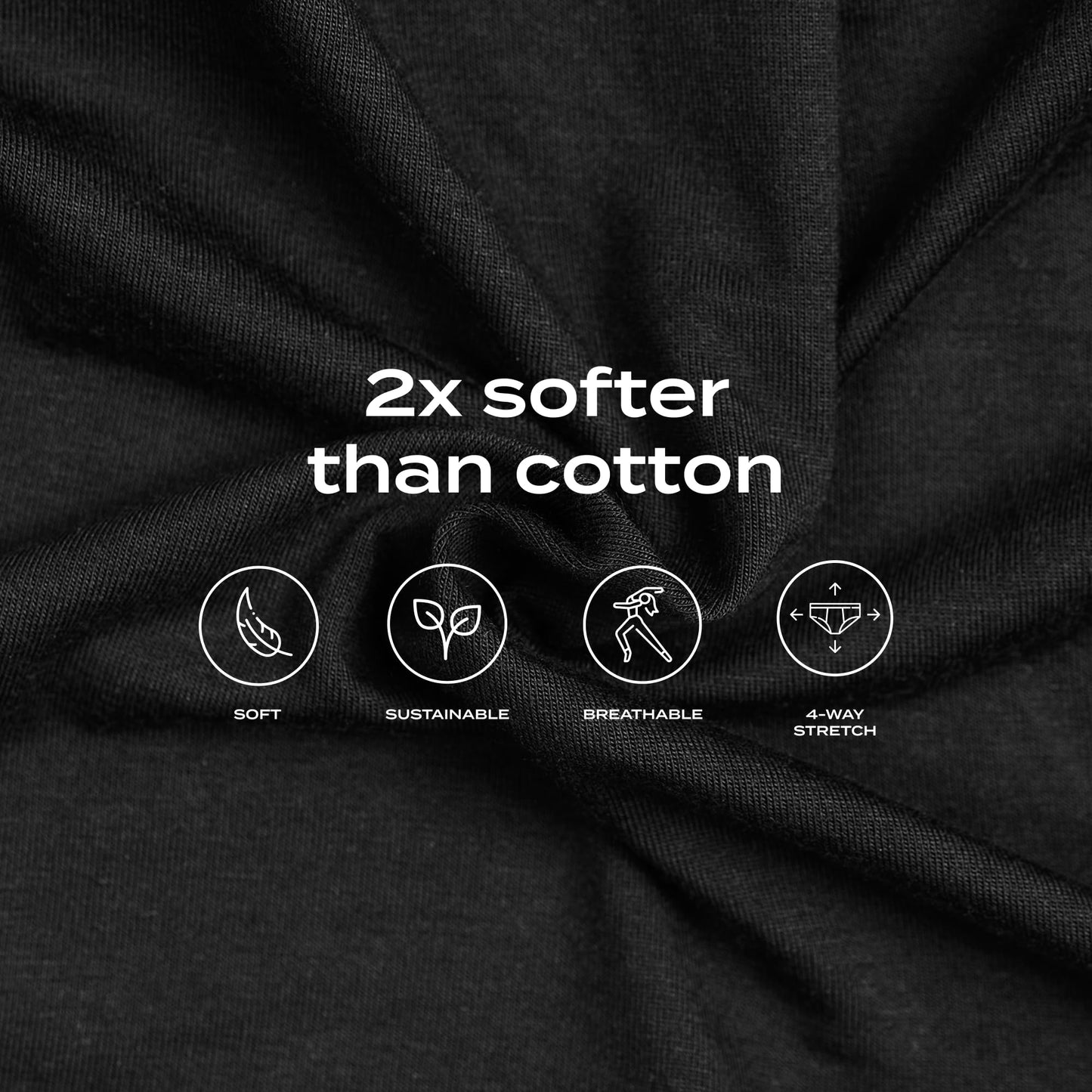 Woxer Womens Boxers - Star 3" Boy Shorts Underwear for Women - Boxers for Women Black