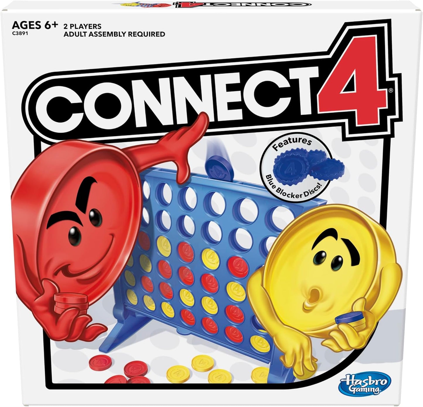 Hasbro Gaming Connect 4 Strategy Board Game for Ages 6 and Up (Amazon Exclusive)