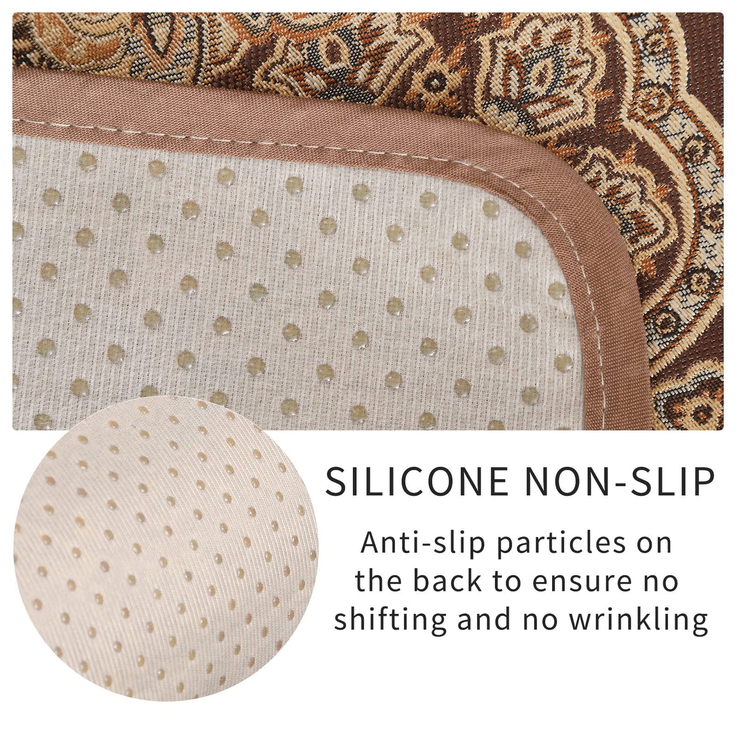 LUFEIJIASHI Recliner Chair Covers Non Slip Waterproof Large Recliner Covers for Leather Recliner,Electric Reclining Chair Covers for Living Room Dog Sofa Recliner Cover Furniture Protective Brown