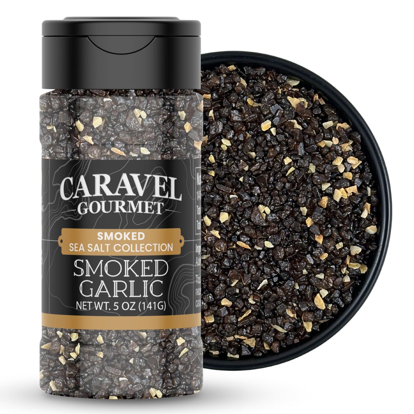 Smoked Garlic Sea Salt - 5 oz Shaker