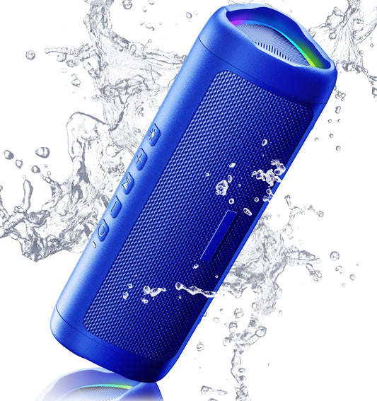 BolaButty Bluetooth Portable Wireless Speakers with HD Sound, IPX5 Waterproof, Up to 20H Playtime, TWS Pairing, BT5.3, for Home/Party/Outdoor/Beach, Electronic Gadgets, Birthday Gift (Blue)