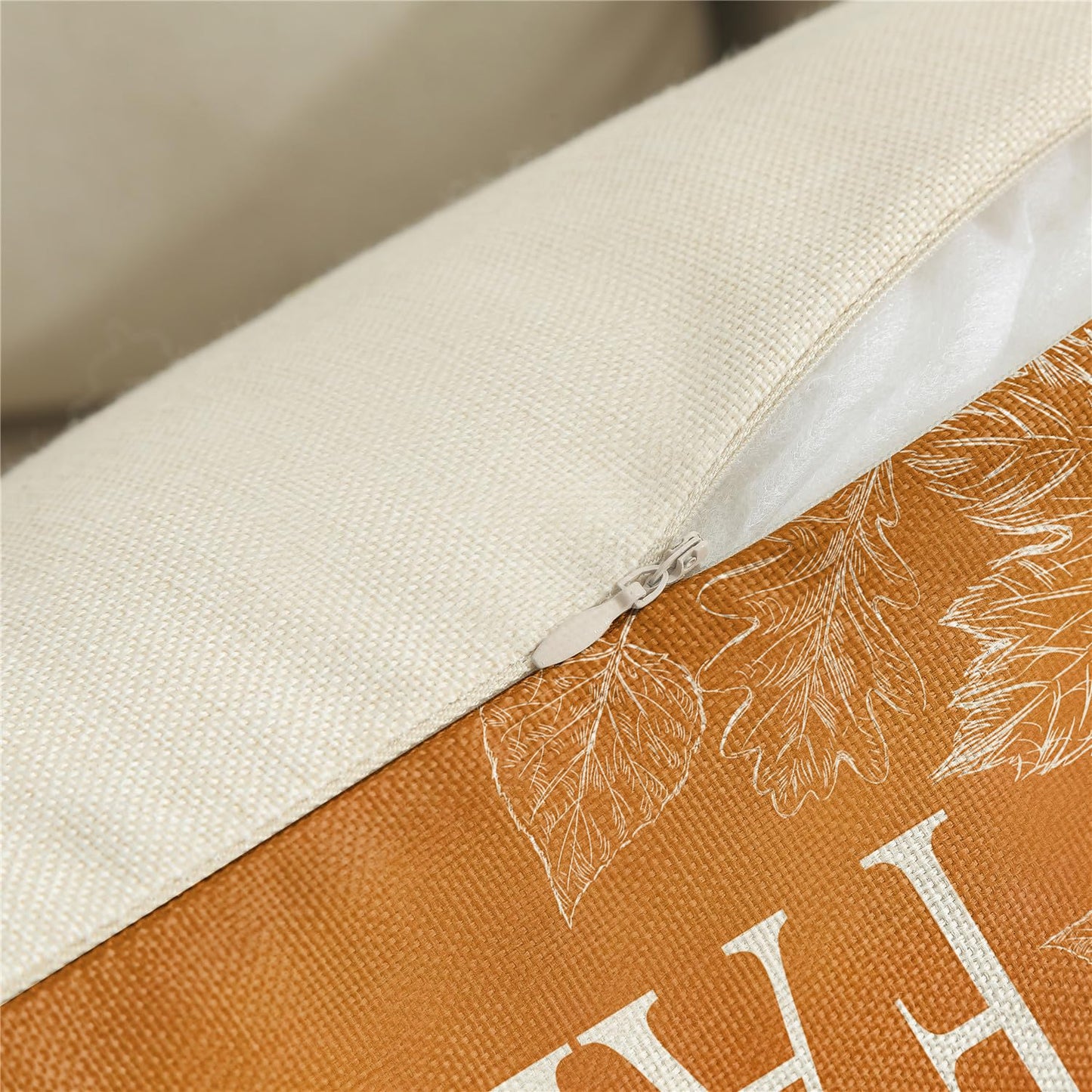 KISVODS Fall Pillow Covers 18x18 Thanksgiving Farmhouse Decorations Black Striped Maple Leaf Pumpkin Outdoor Fall Decor Throw Pillow Covers Gnomes Autumn Harvest Cushion Case for Sofa Couch Set of 4