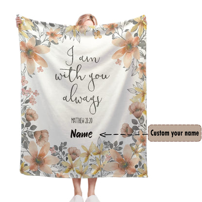 AMITAYUS Tree Healing Scripture Bible Verse Fleece Throw Sympathy Prayer Blanket Religious Christian Inspirational Gifts for Women Friends - 40''x50''