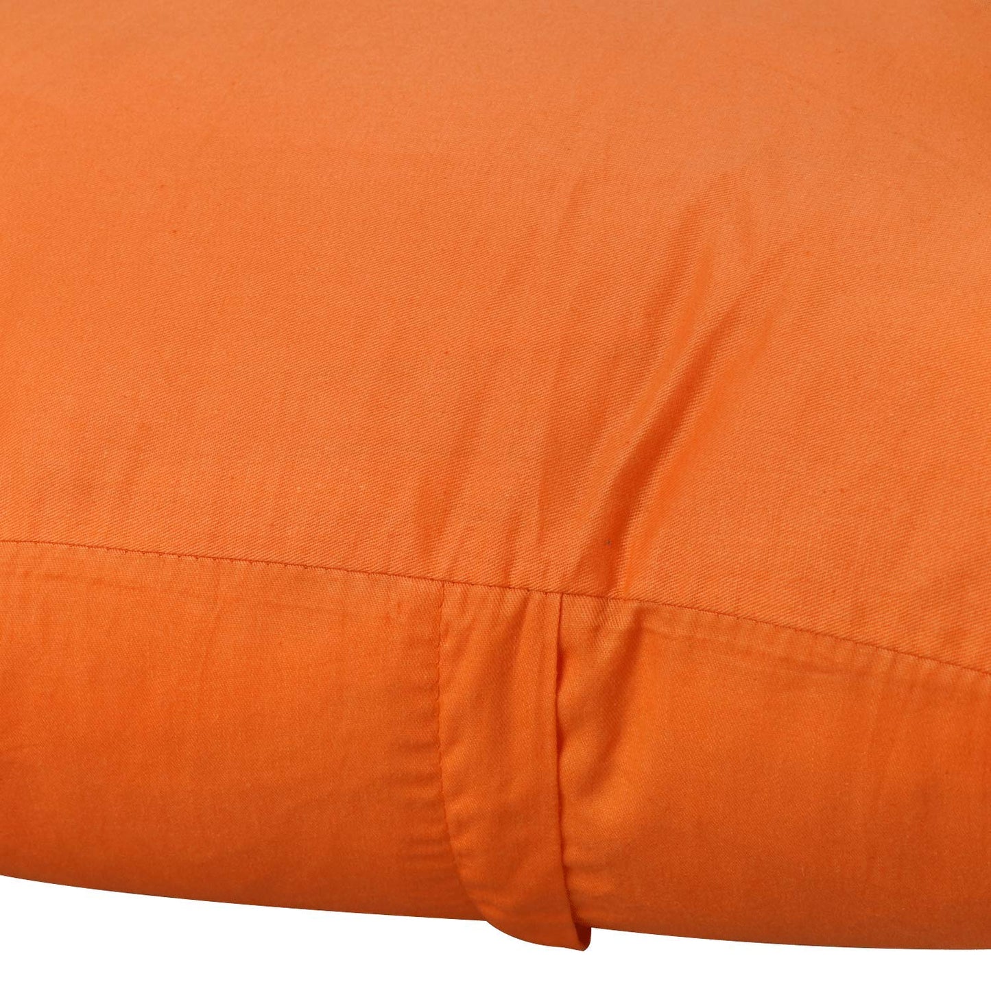 Thmyo 4-Pack 100% Cotton Comfortable Solid Decorative Throw Pillow Cases Fall Square Cushion Cover Pillowcases Sublimation Blank Halloween Thanksgiving DIY Throw Pillowcases(18x18inch/45x45cm,Orange)