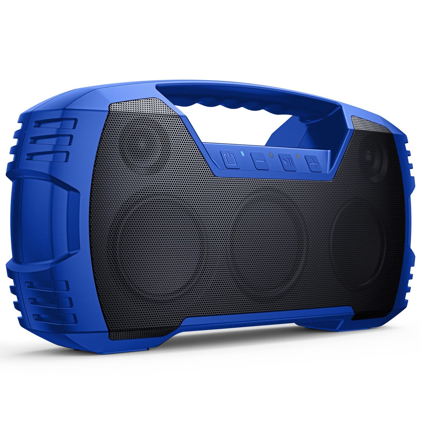 Houl Zallee IPX7 Waterproof Bluetooth Speaker, 40W (60W Peak) Portable Wireless Speakers, 32H Playtime, Stereo Loud Sound, Deep Bass, Bluetooth 5.0, Built-in Mic for Camping, Party, Gifts, Beach-Blue