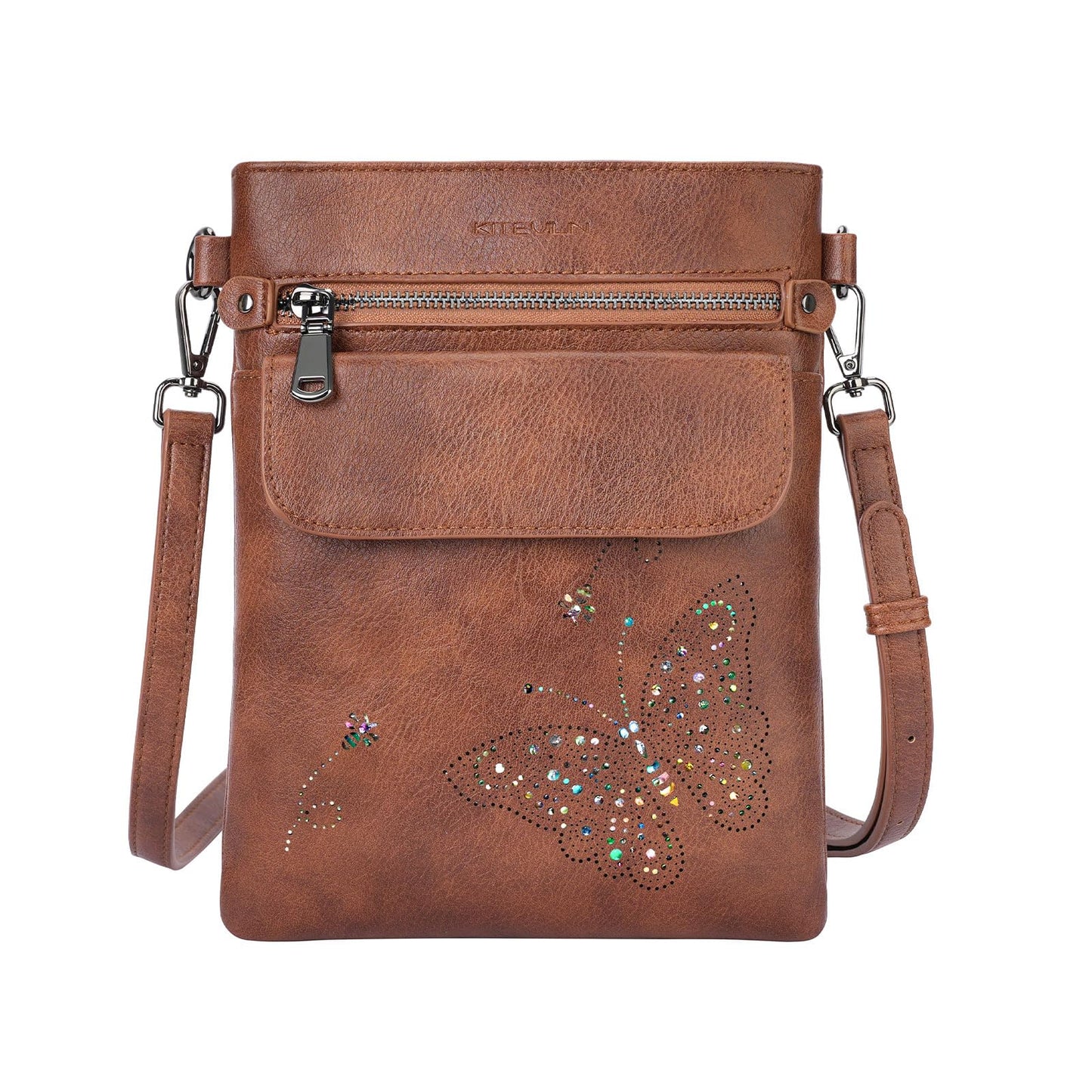 Crossbody Bags for Women Vegan Leather Cross Body Purse with Adjustable Strap Multiple Pockets Shoulder Handbags