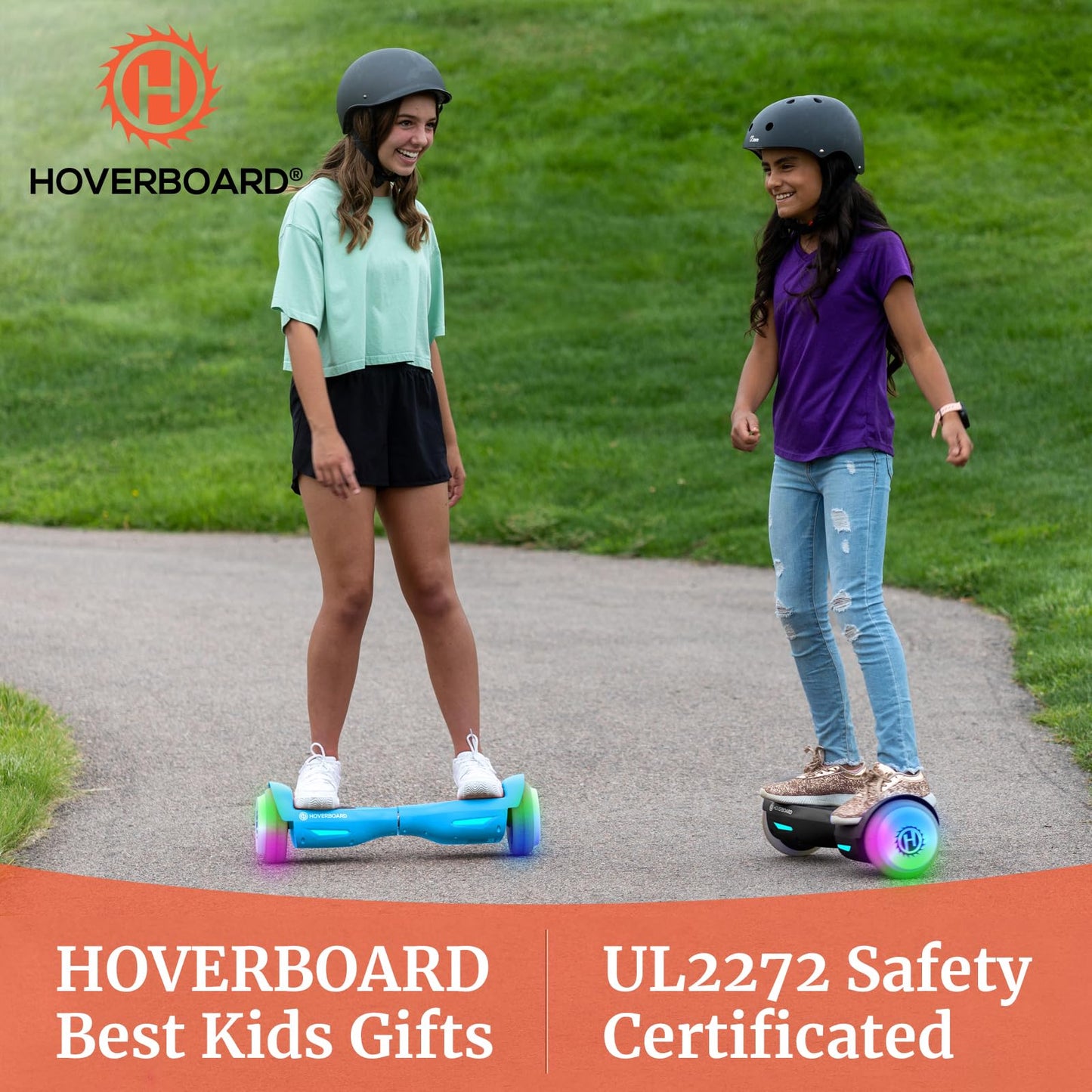 Trinity Max Hoverboard for Kids Ages 6-12, 6.5" LED Wheels & Music Speaker, Powerful Self Balancing Scooter for Kids Gifts, UL2272 Certified(Purple)