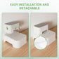 MangoHood Step Stools for Kids - Double up Toddlers Stool Multifunctional Toilet Stepping Stool for Kids Anti-Slip Step Stool for Bathroom Sink, Potty Training, Kitchen (White-1Pack)