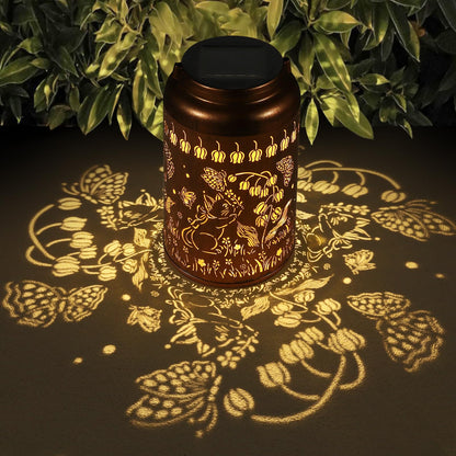 Solar Lanterns Outdoor Waterproof Hummingbird Garden Decor Gifts for Women Mom Grandma Hanging Solar Lights Metal Solar Decoration Outside for Yard, Patio, Backyard, Porch