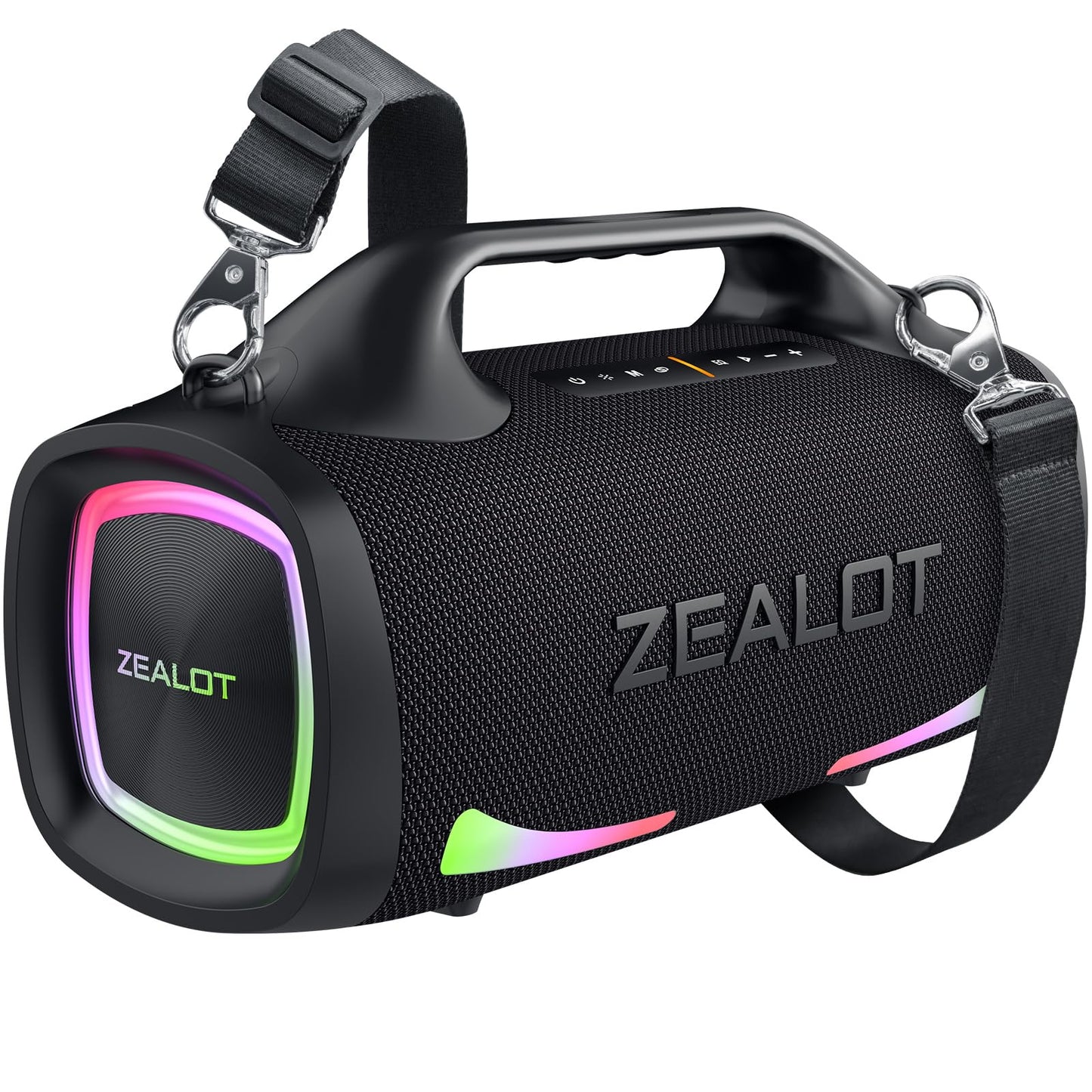 ZEALOT Bluetooth Speaker, 110W Peak(100W) Booming Sound Speakers Wireless, Dual Pairing, XBass, Bluetooth 5.3, 24000mAh Power Bank, Portable Outdoor Waterproof Speaker for Camping, Beach and Party