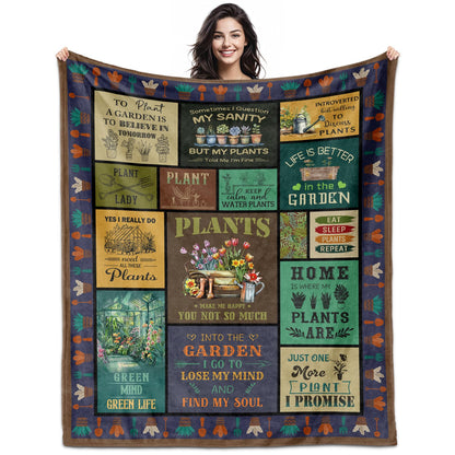 Camping Gifts for Women/Men, Camping Blanket 50"x60", Gift for Campers, Camper Gifts, Camping's Decor for Camper, Camping' Essentials Blanket