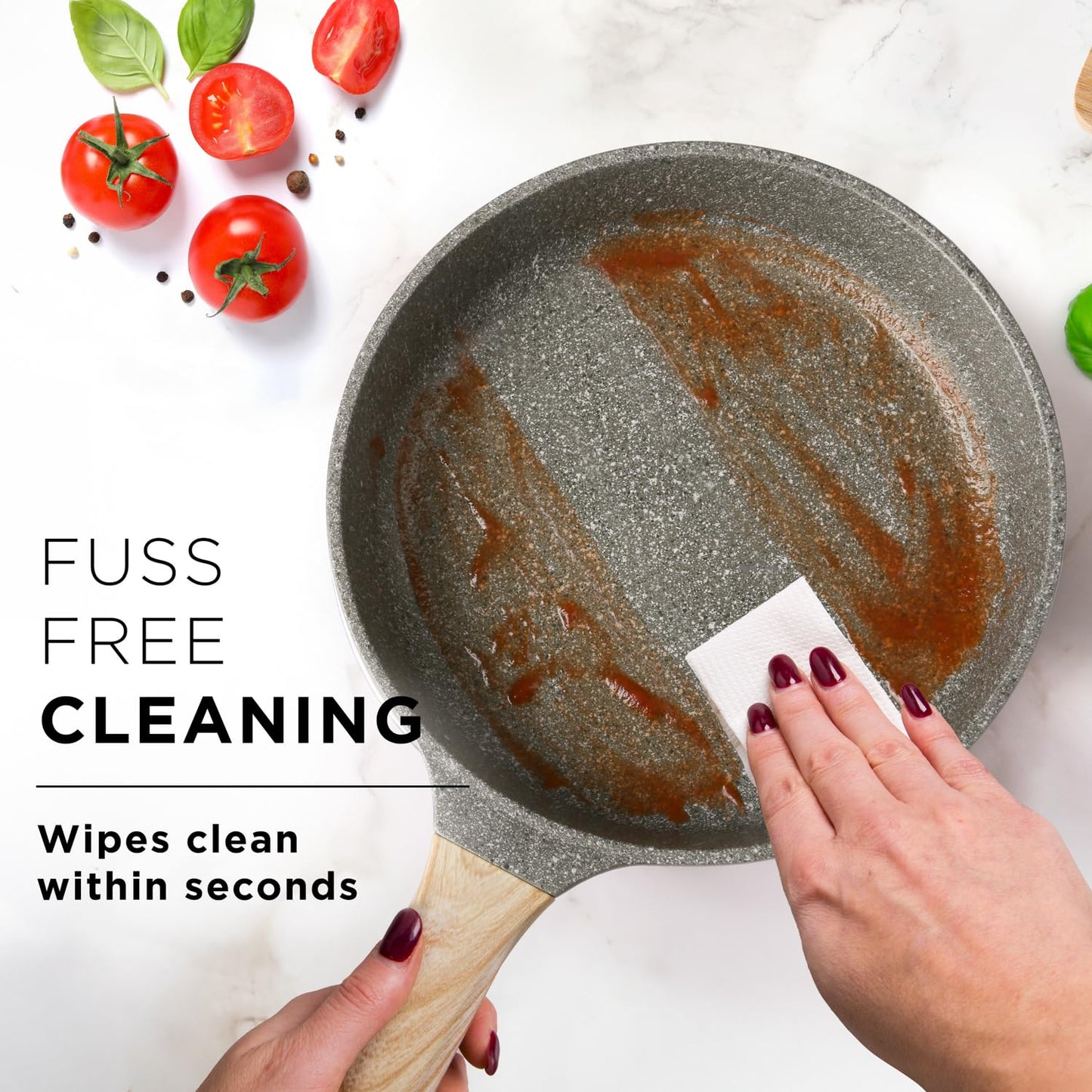 KASANOVA 10Pcs Cookware set, Die-cast Aluminum pots and pans, Nonstick frying pans and casseroles, Induction safe, PFOA-free (Green, 10 pcs)