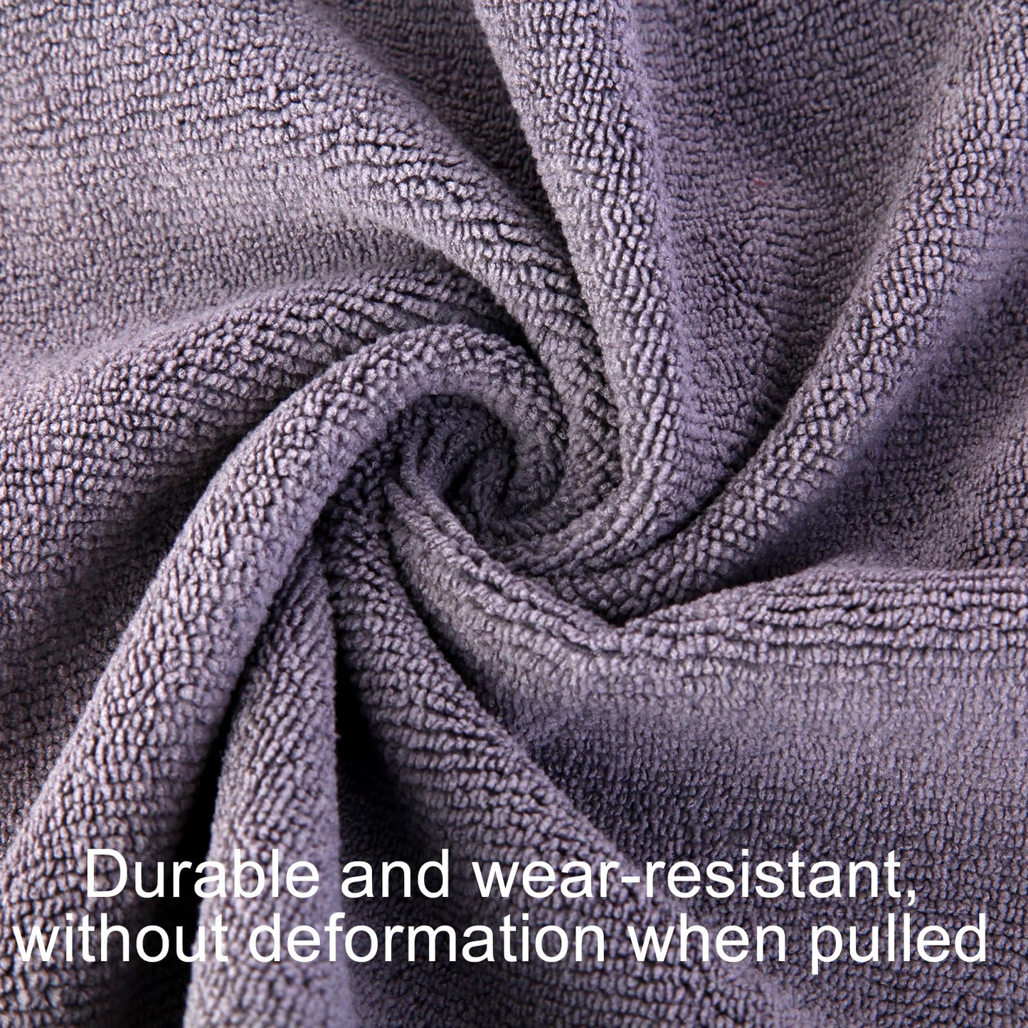 Wmiyafff Microfiber Gym Towels Set for Sports Fitness, Yoga, Workout, Exercise, Tennis, Super Soft and Quick-Drying Gym Towels for Women Men (3 Pack, Grey+Blue+Purple)