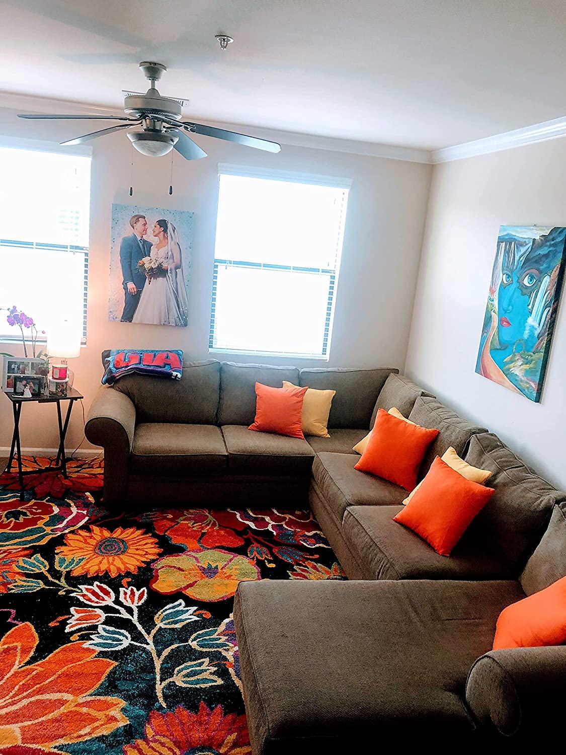 Thmyo 4-Pack 100% Cotton Comfortable Solid Decorative Throw Pillow Cases Fall Square Cushion Cover Pillowcases Sublimation Blank Halloween Thanksgiving DIY Throw Pillowcases(18x18inch/45x45cm,Orange)