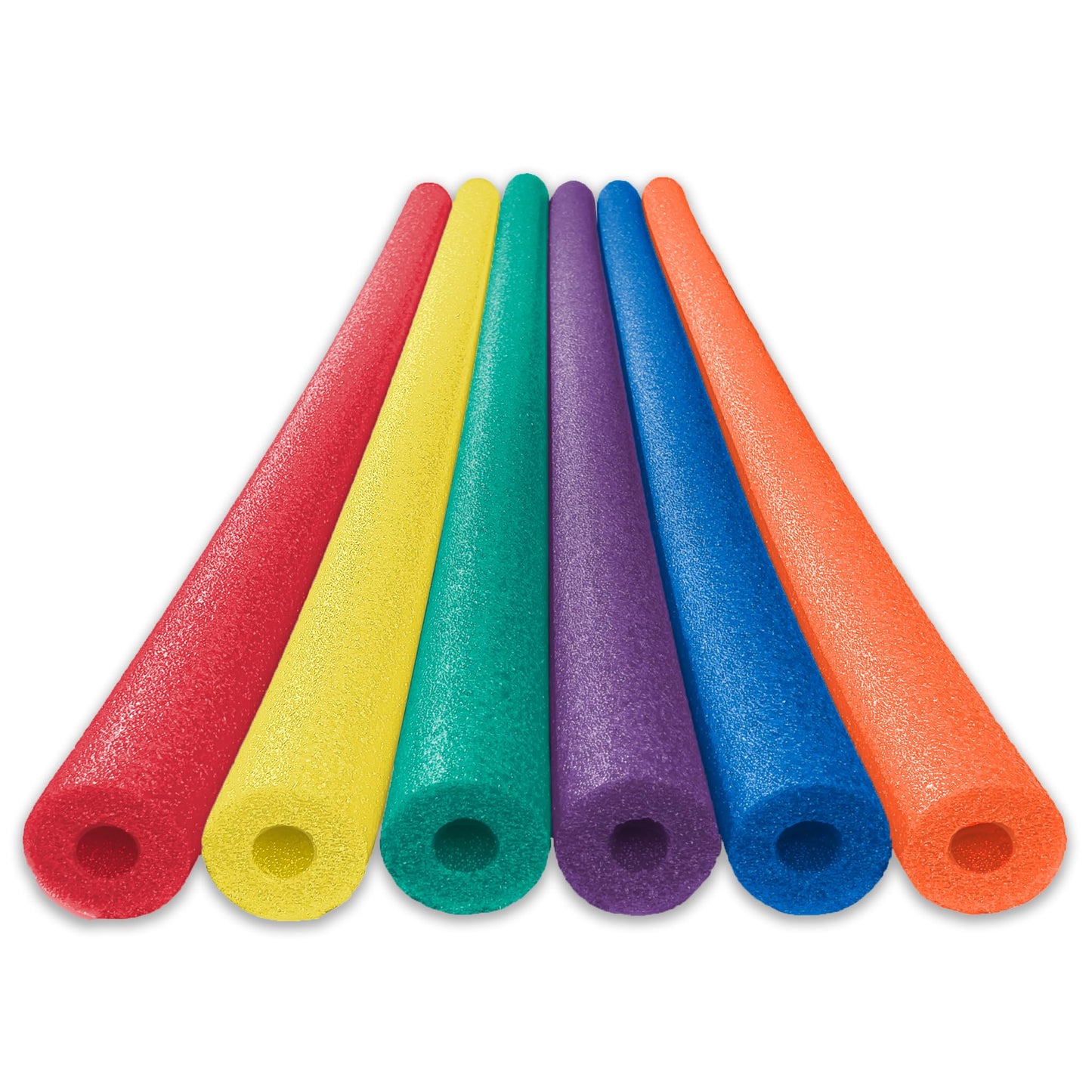 Oodles of Noodles Deluxe Foam Pool Swim Noodles - 6 Pack 48 Inch Wholesale Pricing Bulk Pack