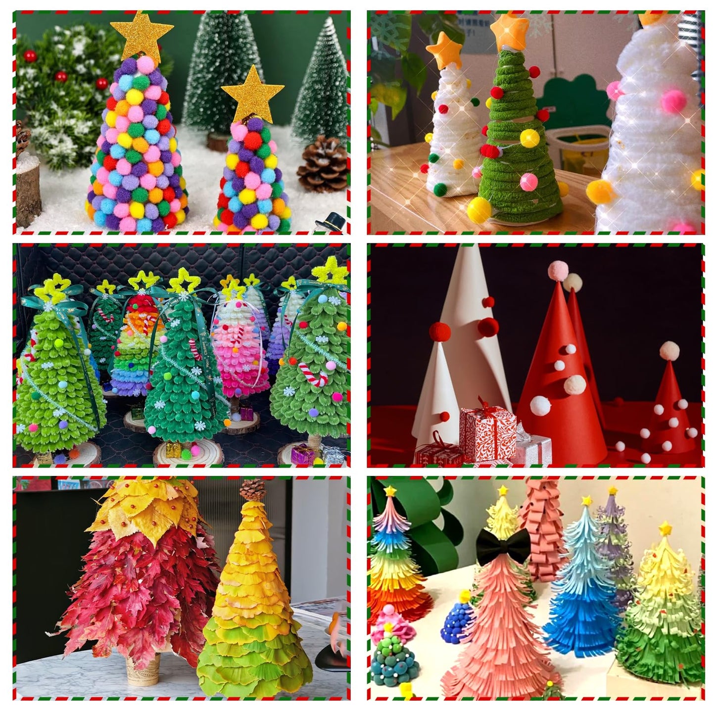10 Pcs Paper Mache Cones Open Bottom 13.8 x 5 in, Extra Thick Cardboard Craft Cone for Christmas Gnomes Christmas Tree Decoration DIY Art Crafts