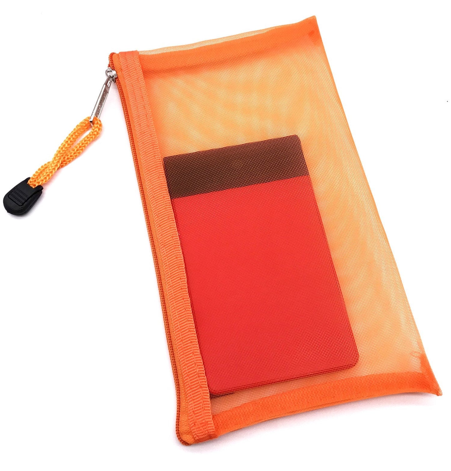 Outman Pack of 5 pcs Multipurpose Nylon Mesh Cosmetic Bag Makeup Travel Cases Pencil Case Travel Organizers