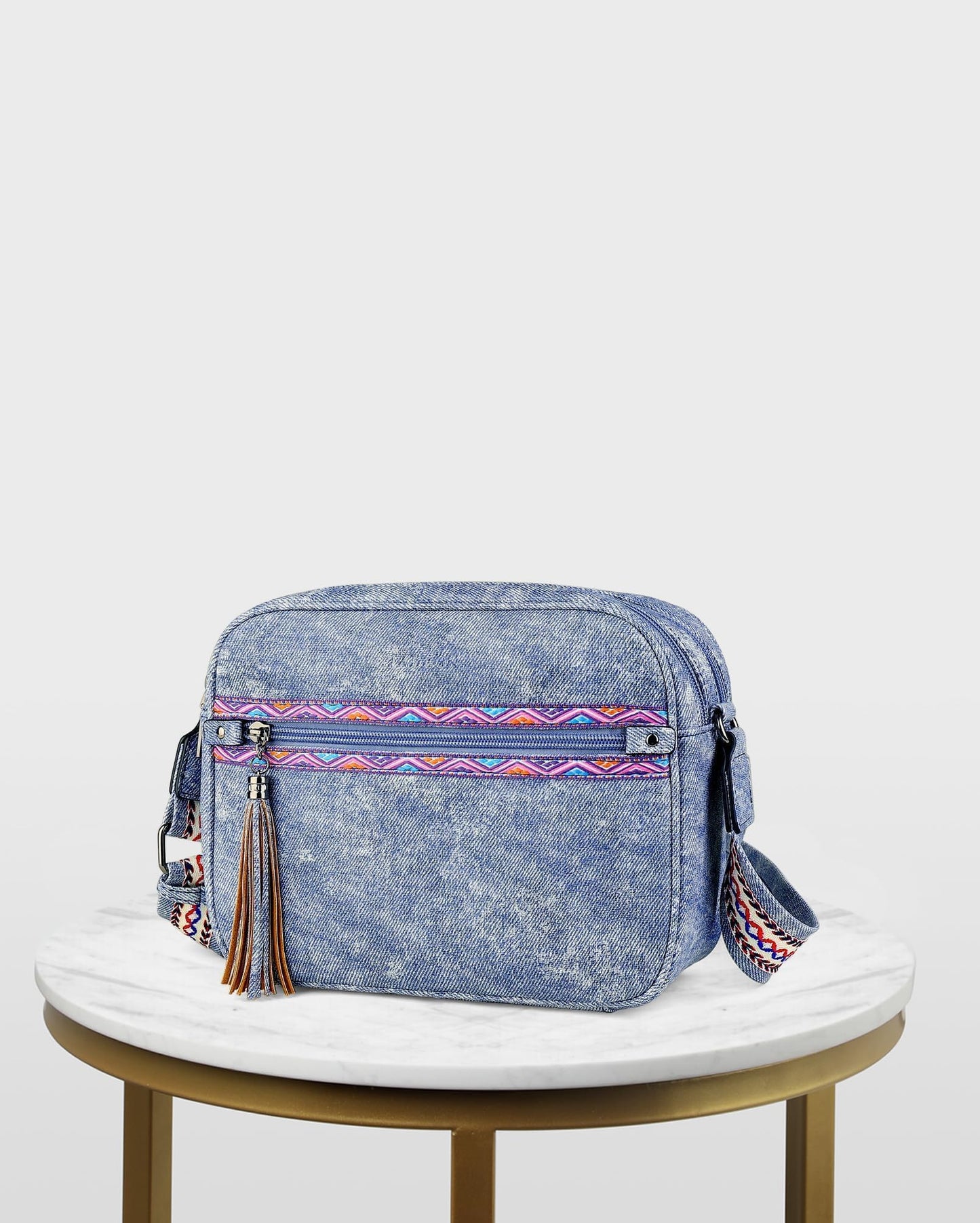 FADEON Crossbody Bags for Women Designer Vegan Leather Crossbody Purse Multi-pocket Medium Shoulder Bag with Card Slots