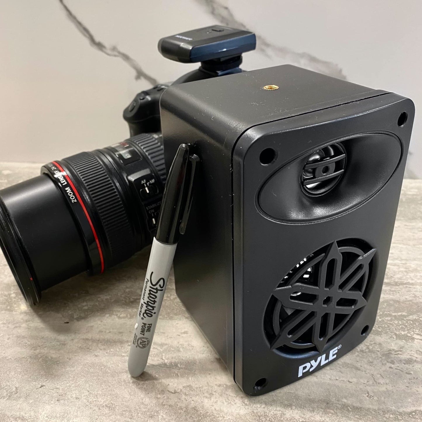 PYLE Outdoor Speakers- Waterproof Marine Grade Speakers, Universal Mounting, Heavy Duty ABS Construction- Boat, Patio, Pool, Indoor Outdoor Use- Black