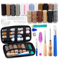 BUTUZE Leather Working Tools, Practical Leather Craft Kit with Waxed Thread Groover Awl Stitching Punch Hole for Leathercraft Beginner or Adults Gifts - Comes with Tool Manual