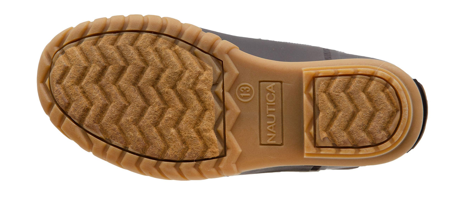 Nautica Boys Waterproof Duck Boot Winter Shoe Big Kid-Little Kid-Toddler-Channing Toddler-Brown Size-5