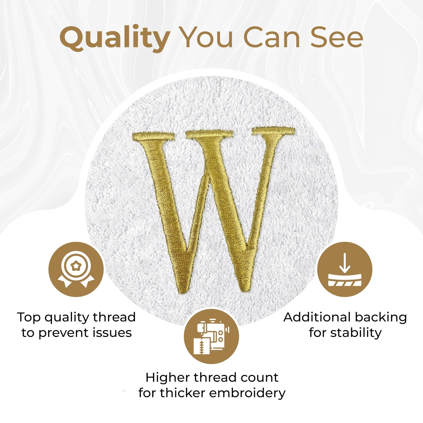 Custom Luxury Towels Guest Towels | Set of 2 | Be Our Guest Hand Towels | Genuine Turkish Cotton | Hand Towels for Bathroom | Bathroom Towels