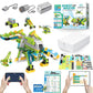 Coding Robot Kit for Kids Ages 6+, 200+ in 1 APP Control Dinosaur Robot Toy, Educational Scratch Program Robotic Kit with 47 Video Courses,Birthday Children's Day Gift for Boys Girls(600 Blocks)