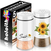 Sunflower Salt and Pepper Shakers Set - 5 oz Farmhouse Cute Kitchen Decor and Accessories Sunflower Gifts for Salt Shakers Glass Cooking Table,Housewarming,Thanksgiving,Christmas
