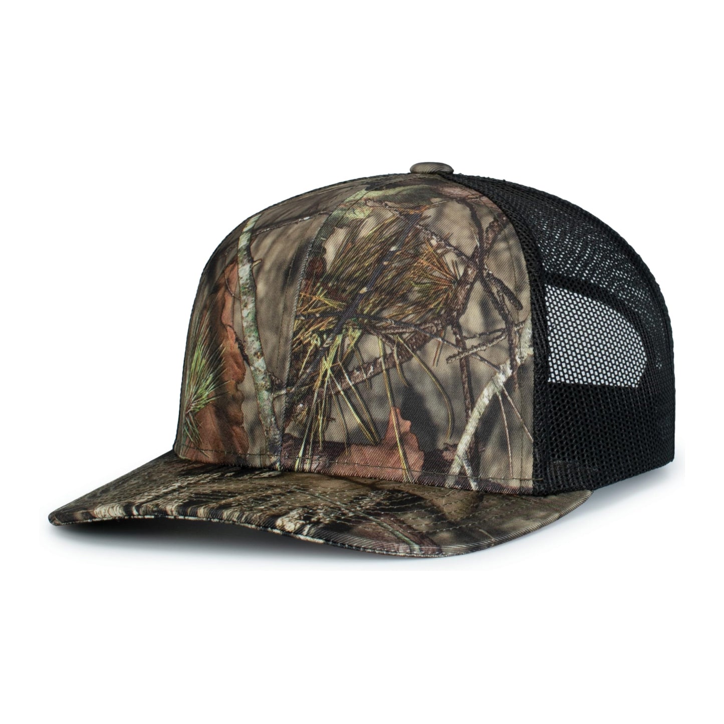 Pacific Headwear Camo Snapback Trucker Cap