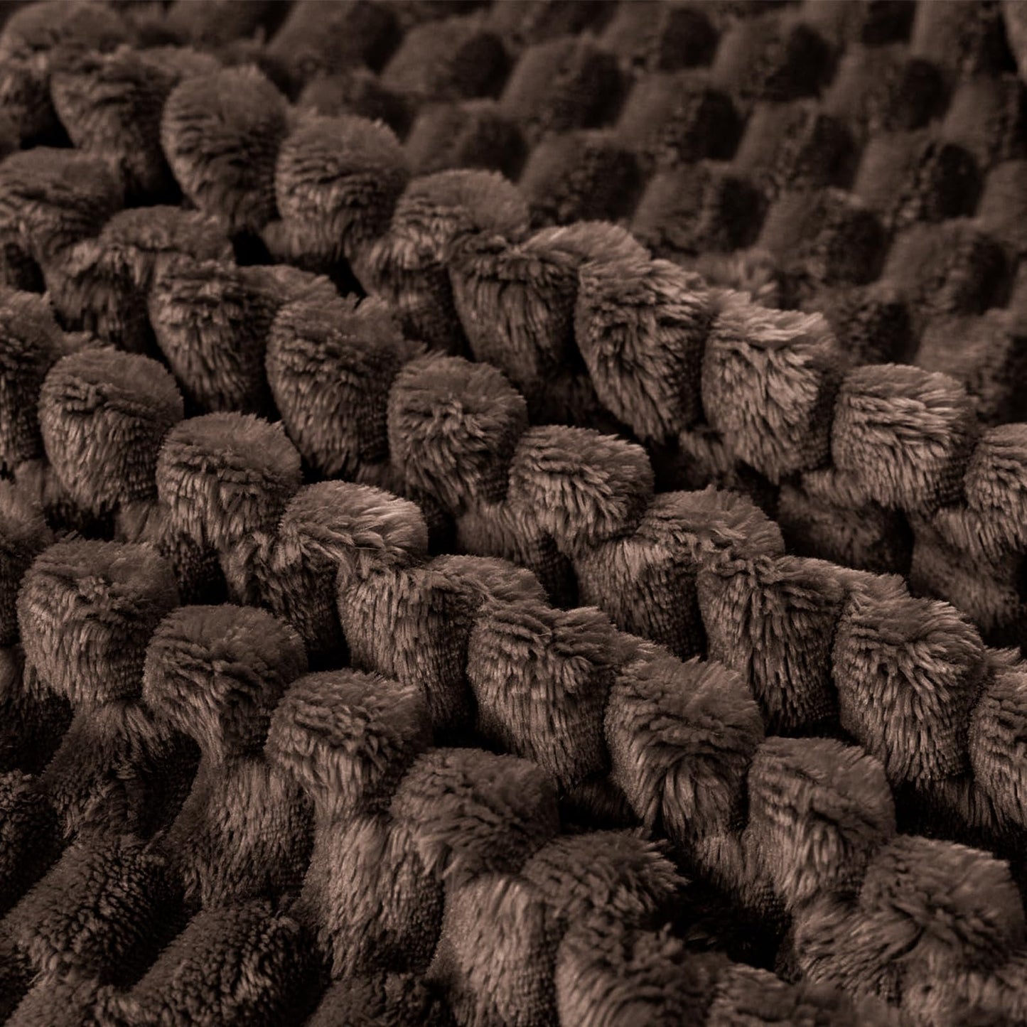 Bnuitland Brown Flannel Throw Blanket (50X70 inches), 300 GSM Fleece Cozy Warm Soft Home Decor Lightweight Bed Sofa Blanket for Adults, Suitable for All Seasons.