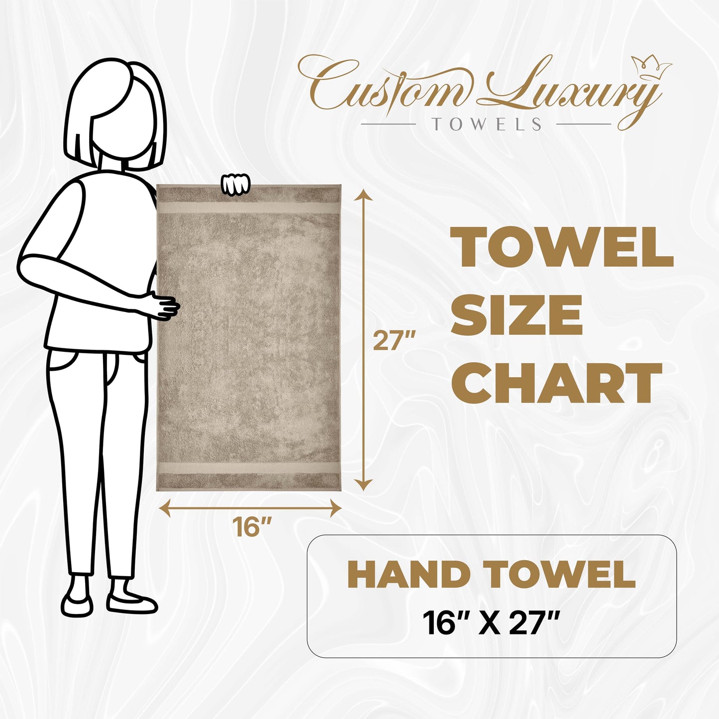 Custom Luxury Towels Monogrammed Hand Towels for Bathroom | Set of 2 | Genuine Turkish Towels | Choose Towel and Thread Color | A - Z | Monogrammed Towels with Embroidered Script Font