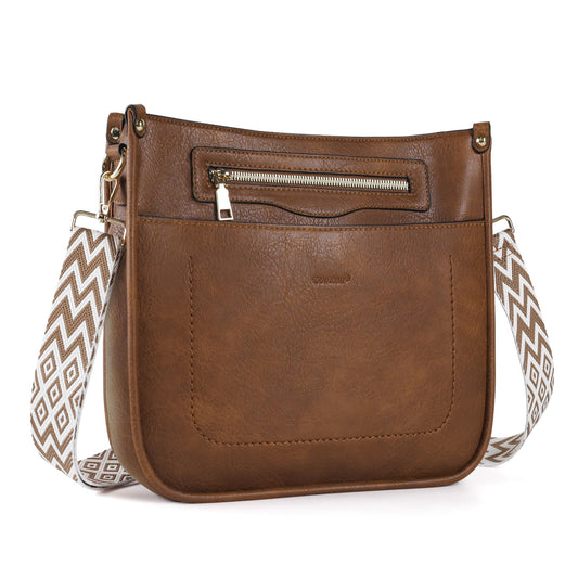 TANTOMI Crossbody Bags for Women Crossbody Purses for Women Hobo Bag Shoulder Bag Handbags with Guitar Strap-7 Pockets