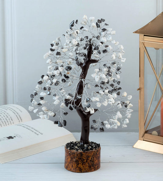 7 Chakra Crystal Tree of Life - Handmade Feng Shui Bonsai, Attract Good Luck - Gemstone Tree, Home Decoration Crystals - Seven Chakra Tree for Positive Energy, Meditation Accessories, Money Tree Gift