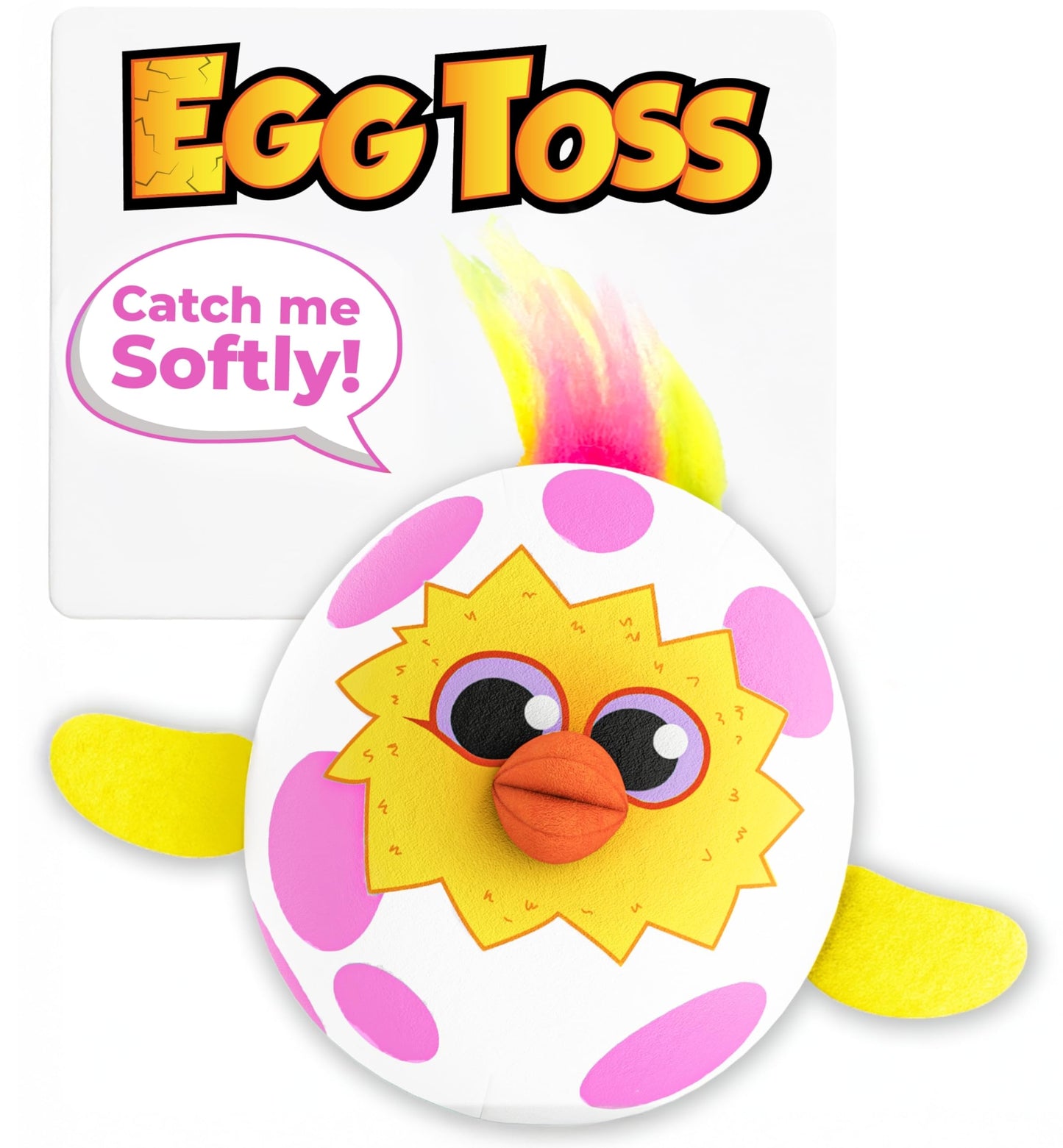 Move2Play, Egg Toss, Hilariously Wild and Fun Active Play Game | Easter Basket Stuffer | Easter Gift for Kids & Toddlers | Boys & Girls Ages 3, 4-8+ | Indoor/Outdoor Toy