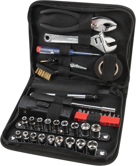 Performance Tool W1197 38 Piece Compact Tool Set with Zipper Case