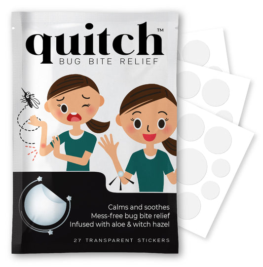 quitch Bug Bite Itch Relief Patch Kids, Bug Bite Patch, Summer Travel Essentials for Kids, Mosquito Bug Bite Thing Alternative Summer Camp Essentials Itch Relief, Baby hydrocortisone Alternative