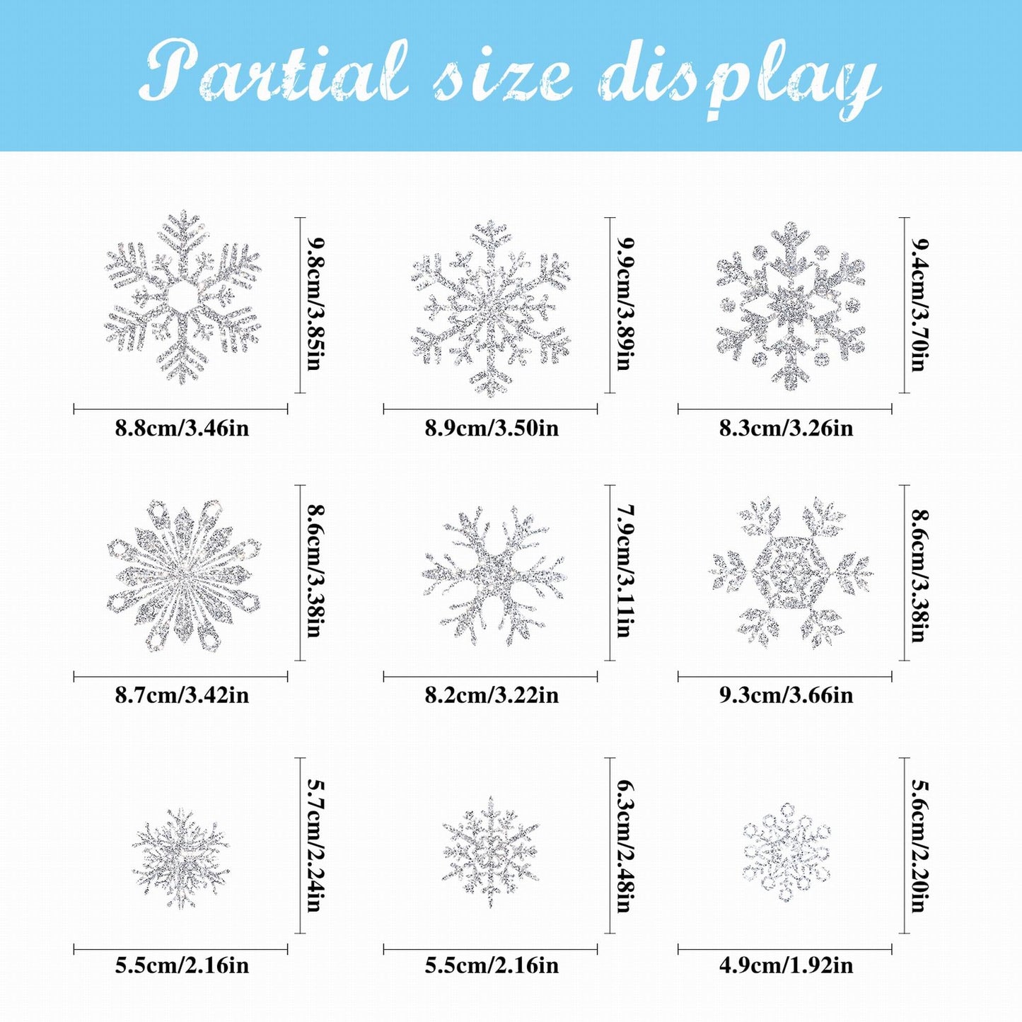 93pcs Christmas Sticker Decor,9 Sheets Christmas Window Decorations for Christmas Festival Decoration