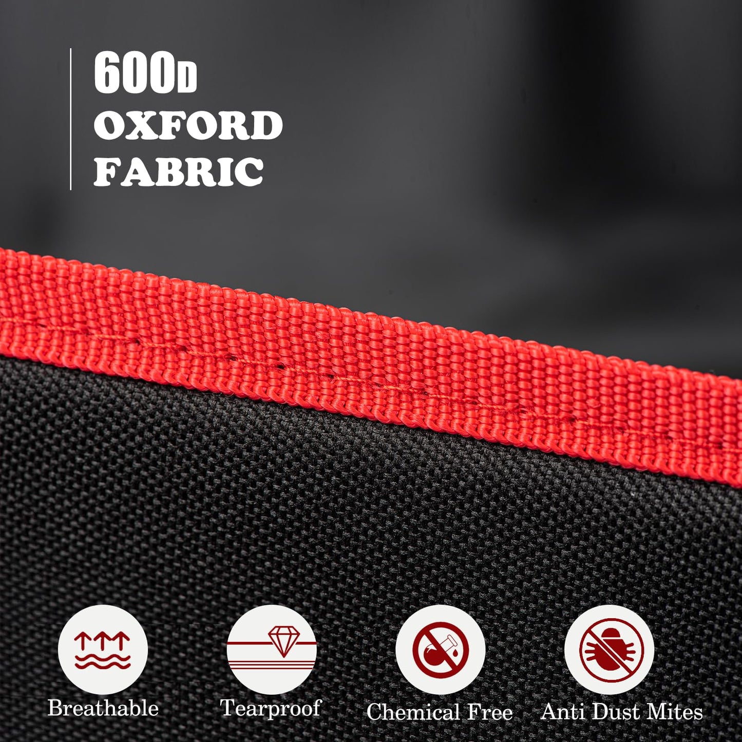 Wrapping Paper Organizer Storage for Christmas Gifts Wrapping Paper Storage, 600D Oxford Fits Ribbon, Ornaments, Holiday Accessories Flexible Partitions and Pockets （Black）