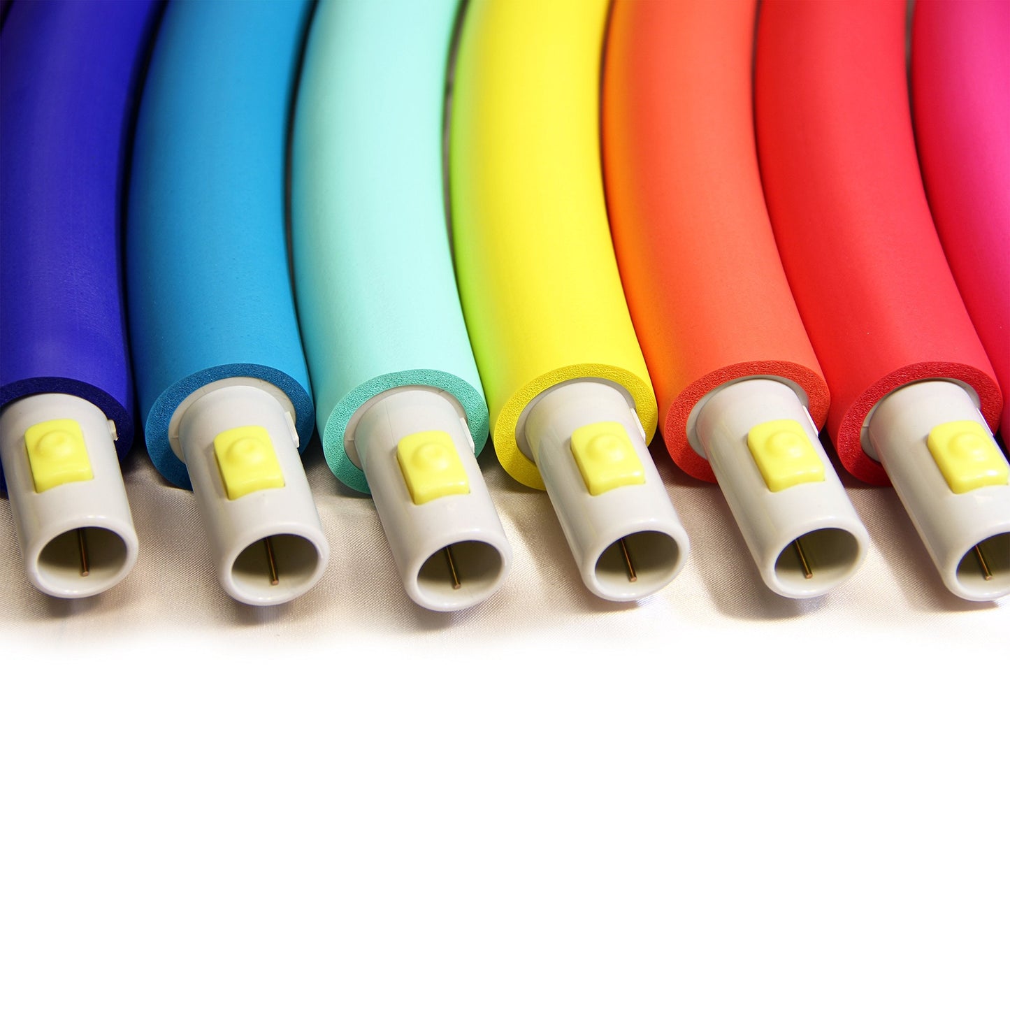 Weighted Hula Hoop, Trim Hoop 3B - 3 lb Large, Weight Loss Fitness Sports Hoop with No Wavy Ridges (Rainbow Colors)