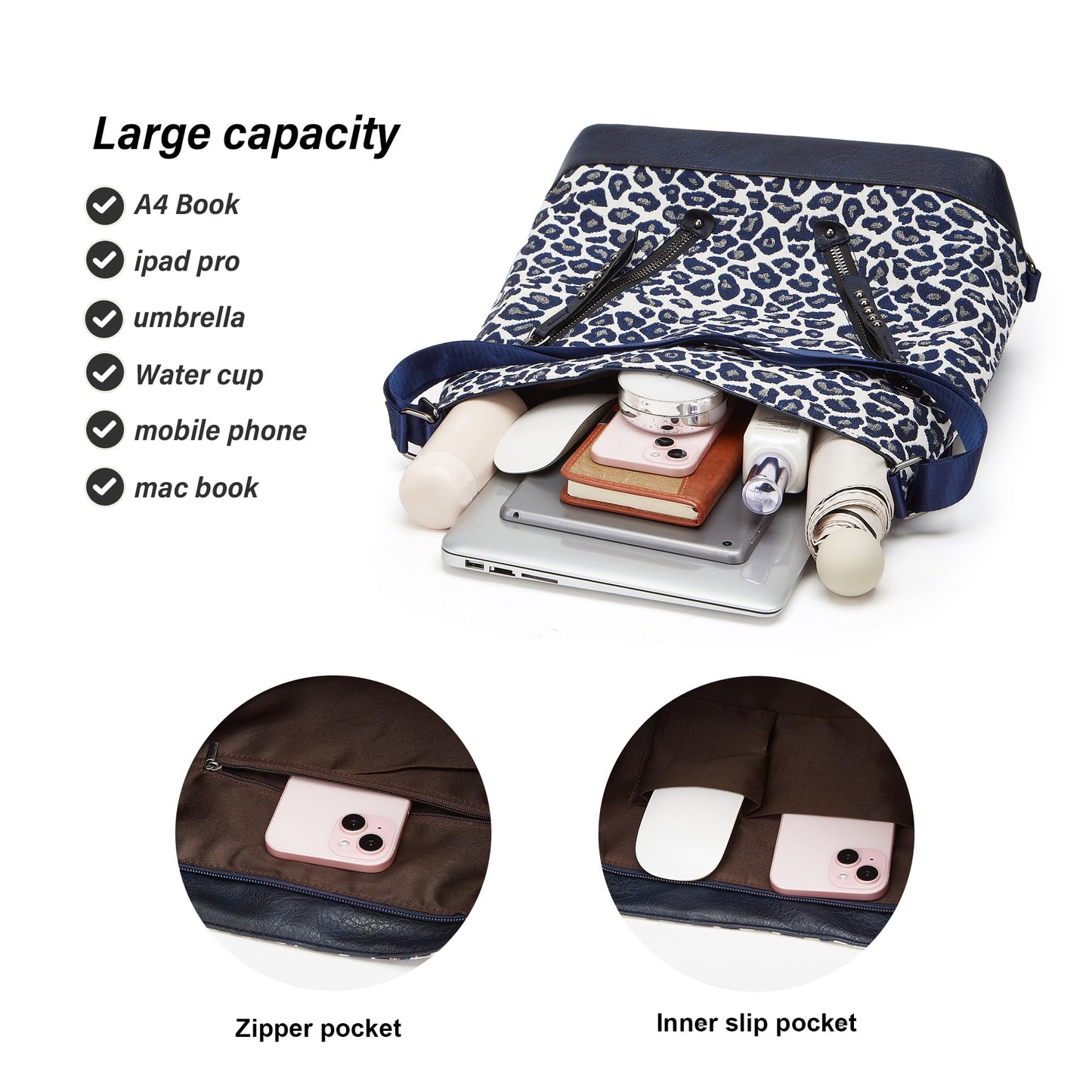 Women Fashion Handbags Wallet Tote Bag Shoulder Bag Top Handle Satchel Purse Set