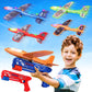 Fuwidvia 3 Pack Airplane Launcher Toys, 13.2'' LED Foam Glider Catapult Plane Toy for Boys, 2 Flight Modes Outdoor Flying Toys Birthday Gifts for Boys Girls 4 5 6 7 8 9 10 11 12 Year Old