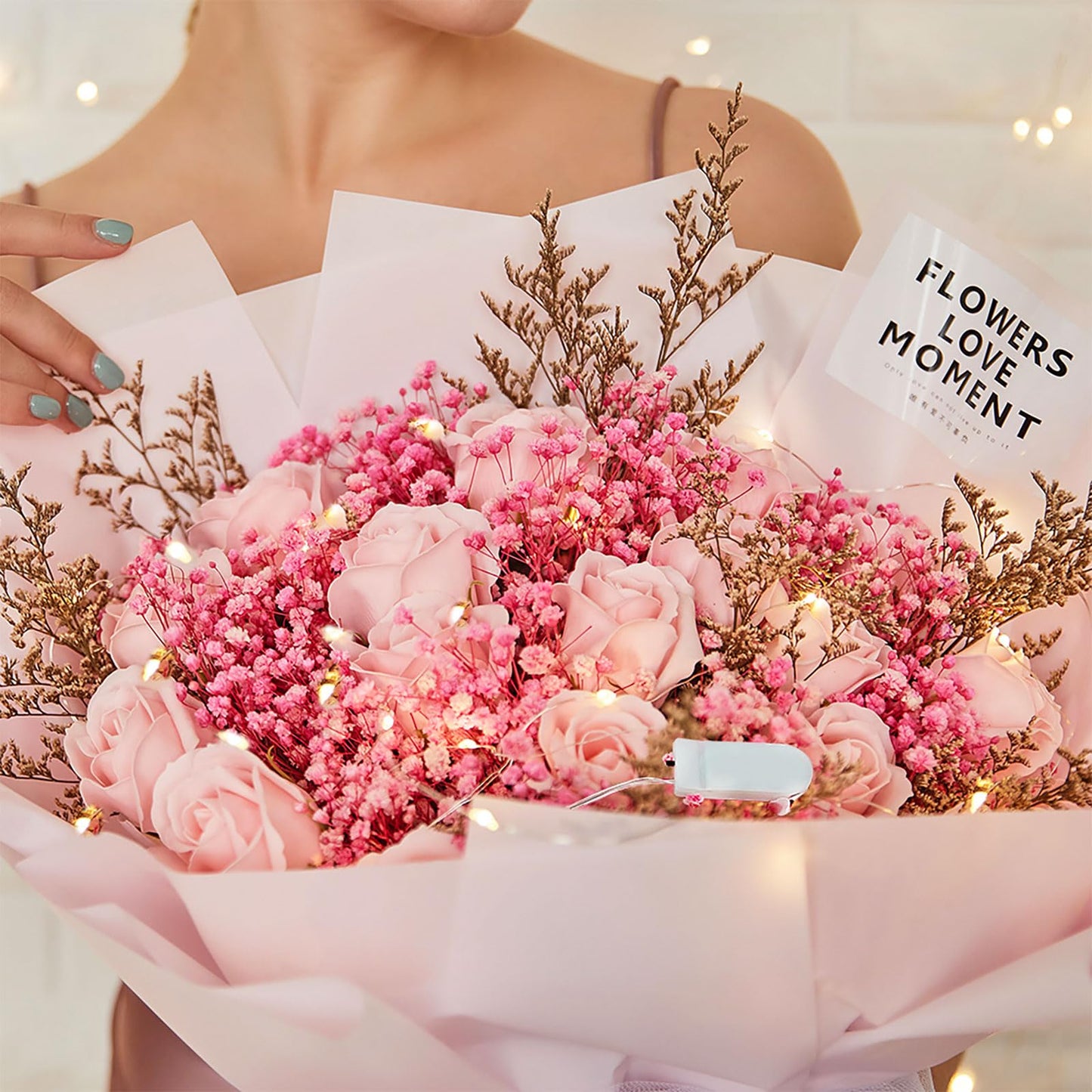 Etinga 12-Pack 7FT Fairy String Lights with 20 LEDs, Battery-Powered Decorative Lights for Party, Wedding, Christmas, Holiday Decorations,(Warm White, 12Pack 7Ft)