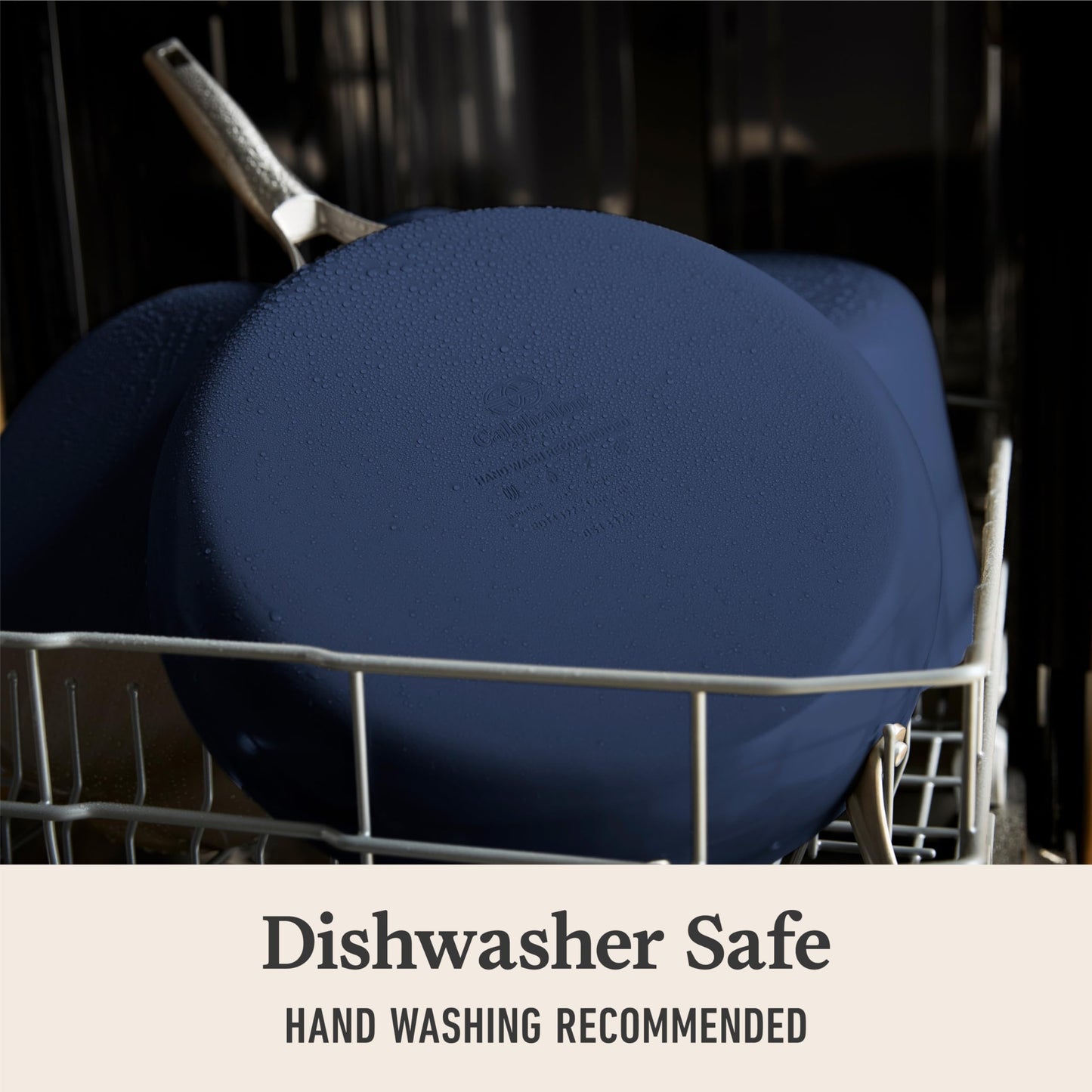 Calphalon® Premier Ceramic Nonstick 12" Frying Pan with Lid, Midnight Blue