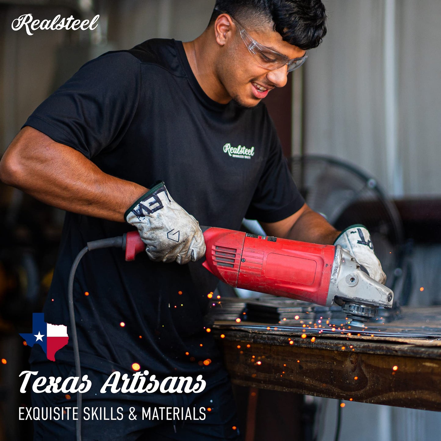 RealSteel Metal Garden Sculptures & Statues, Yard Art, Flowerbed Decoration, Outdoor Decor, Animal Stake Pack - Black