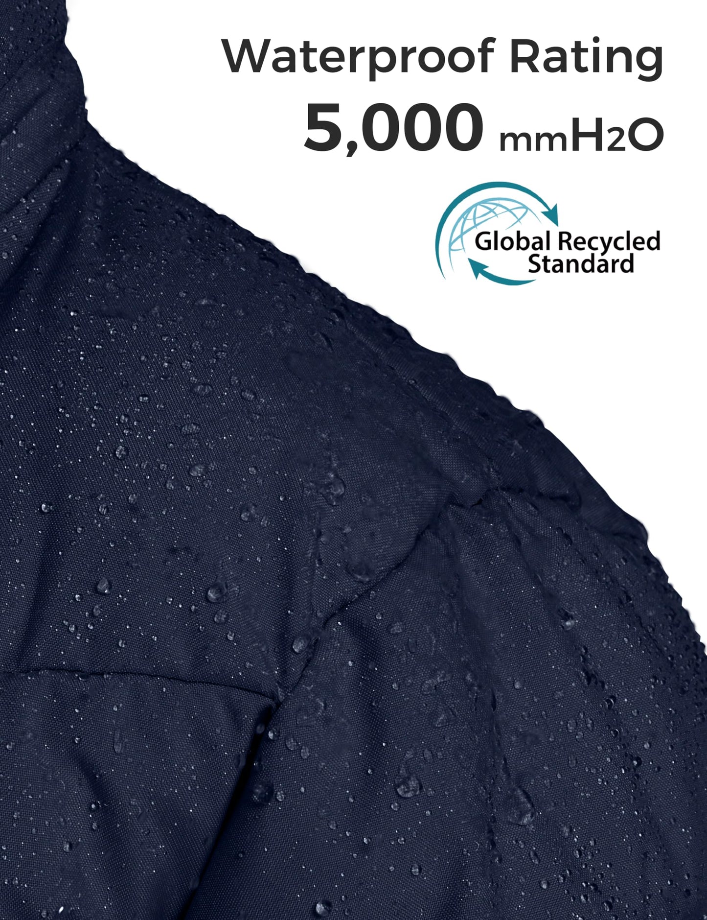 ZSHOW Girls' Winter Outerwear Coat Hooded Thick Quilted Puffer Jacket(Dark Blue,10-12)