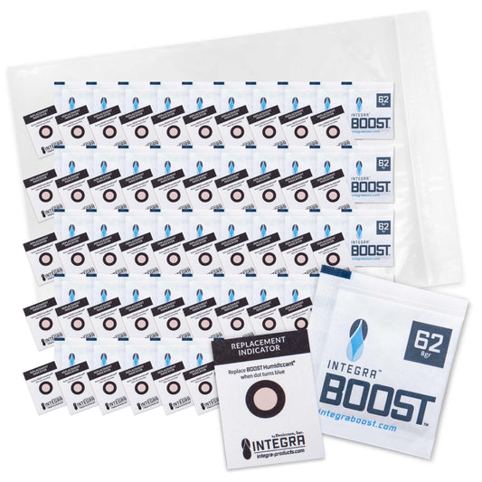 2-Way Humidity Control Pack - Preserve Flavor & Control Humidity at 62% RH - Moisture Absorber for Herbs, Spices & More - 8 Gram (Pack of 20)