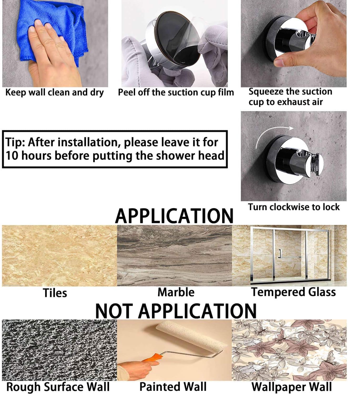 G-Promise Dog Shower Sprayer Attachment for Fast and Clean Pet Showering, Multifunctional Shower, Metal Diverter, 100 Inch Extra Long Hose, No Drill Hook, Dog Washing-Bathroom (Chrome)