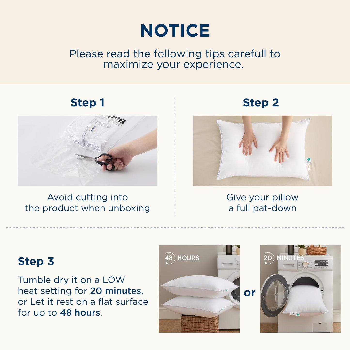 Bedsure Queen Pillows Set of 2, Prewashed Ultra-Soft Bed Pillows, Hotel Luxury Down Alternative Filling, Breathable & Fluffy for Back, Side, Stomach Sleepers