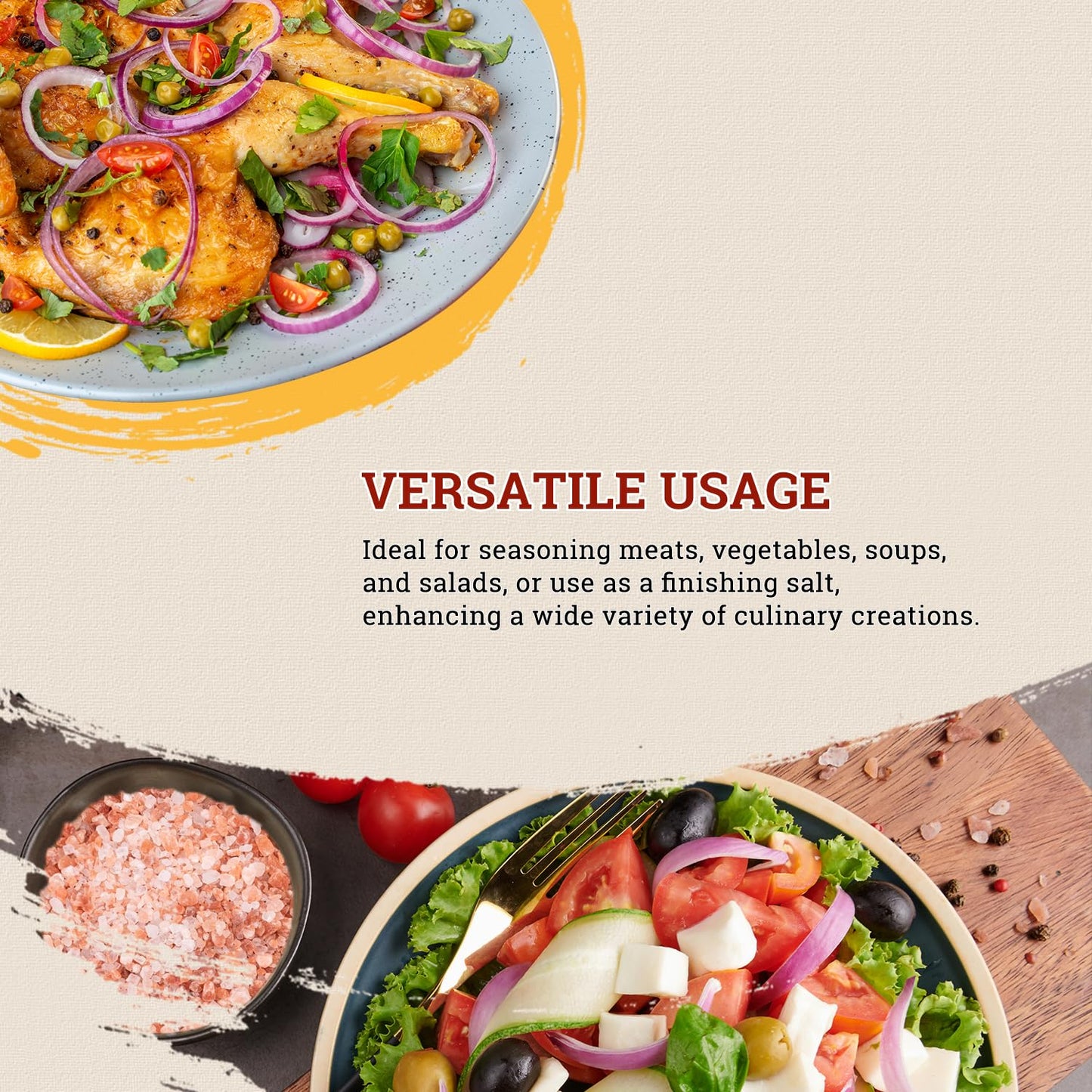 52USA Himalayan Pink Salt for Grinder Refill, 80oz (5 Pound), Non-GMO, Himalayan Coarse Salt, 80+ Minerals and Electrolytes, Pink Himalayan Sea Salt, Unrefined Rock Salts, Kosher & Natural Certified