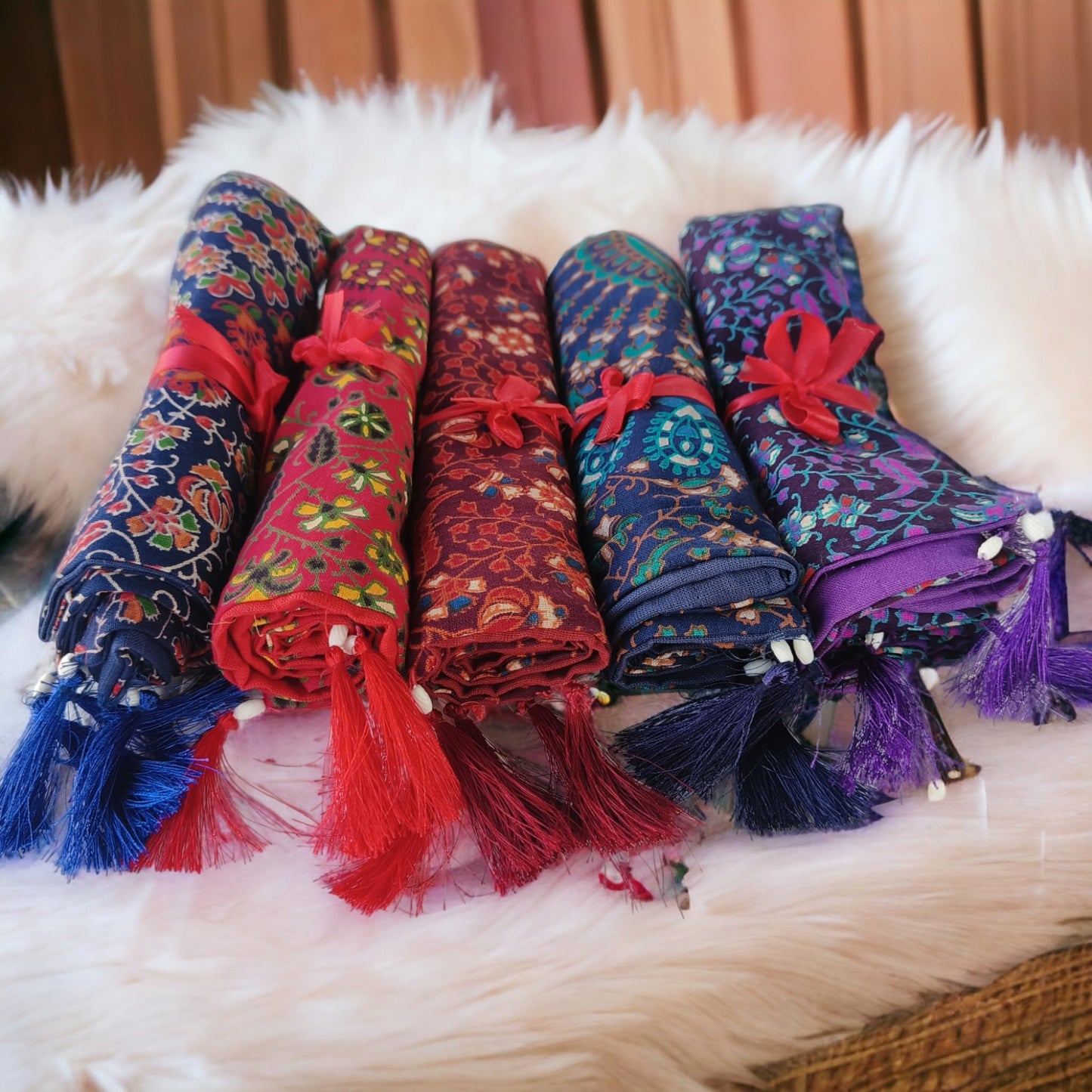 Third Eye Export 100% Cotton Mandala Pillow Covers Set of 5 Pcs Throw Pillows for Couch Decorative Pillow Covers 16x16 in. Boho Throw Pillows Farmhouse Pillow Covers for Arabian Night Party